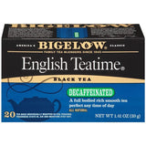 Bigelow English Teatime Black Tea Decaffeinated Tea Bags 1.41 Oz (Pack of 6)