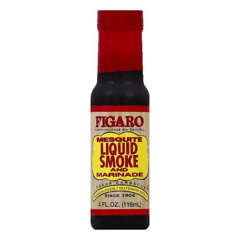 Figaro Mesquite and Marinade Liquid Smoke, 4 OZ (Pack of 12)