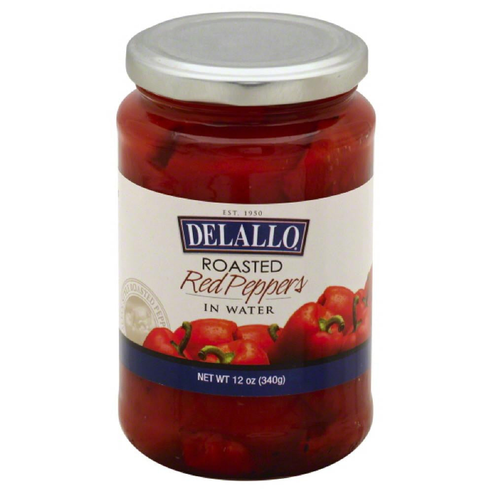 DeLallo Roasted Red Peppers in Water, 12 Oz (Pack of 12)