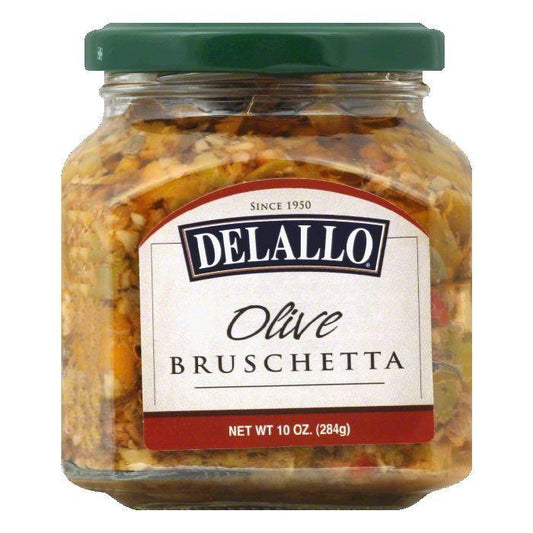 DeLallo Olive Bruschetta, 10 OZ (Pack of 6)