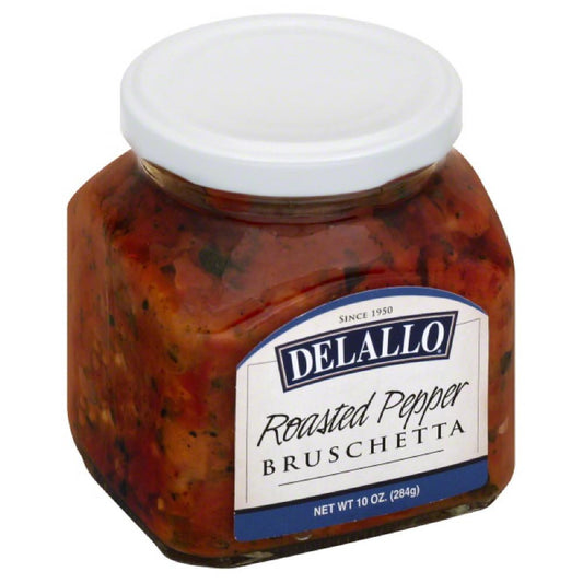 DeLallo Roasted Pepper Bruschetta, 10 Oz (Pack of 6)