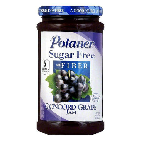 Polaner Grape Jam Sugar Free, 13.5 OZ (Pack of 12)