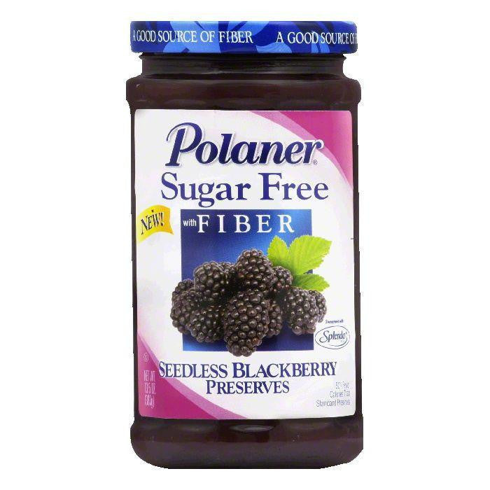 Polaner Preserves Blackberry Seedless Sugar Free, 13.5 OZ (Pack of 12)