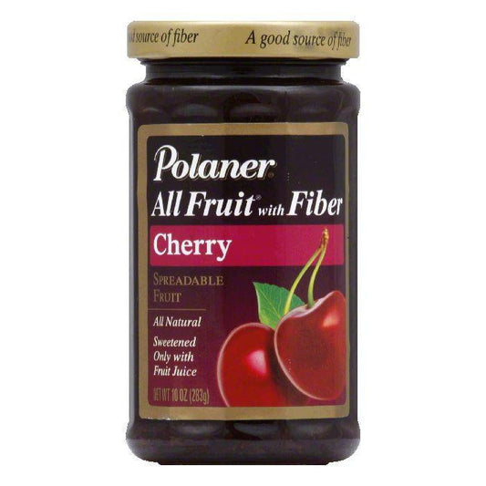 Polaner Fruit Spread Black Cherry, 10 OZ (Pack of 12)