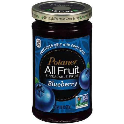 Polaner All Fruit Blueberry Spreadable Fruit 10 Oz (Pack of 12)