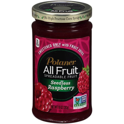 Polaner All Fruit Seedless Raspberry Spreadable Fruit 10 Oz (Pack of 12)