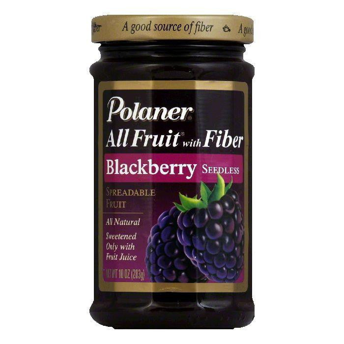 Polaner Fruit Spread Blackberry, 10 OZ (Pack of 12)