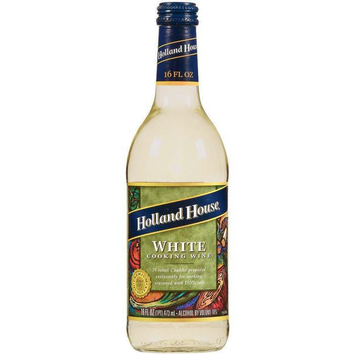 Holland House White Cooking Wine 16 Oz  (Pack of 6)