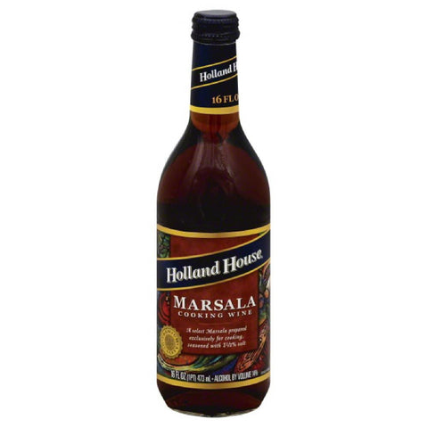 Holland House Marsala Cooking Wine, 16 Oz (Pack of 6)