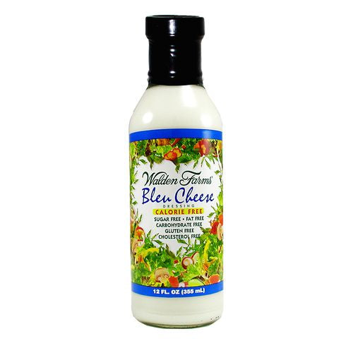 Walden Farms Salad Dressing Blue Cheese Sugar & Calorie Free No Carb, 12 OZ (Pack of 6)