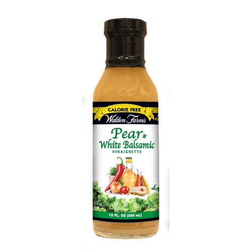 Walden Farms Pear & White Balsamic Dressing, 12 OZ (Pack of 6)