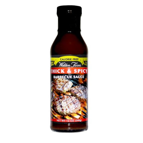 Walden Farms Thick & Spicy Barbecue Sauce, 12 OZ (Pack of 6)