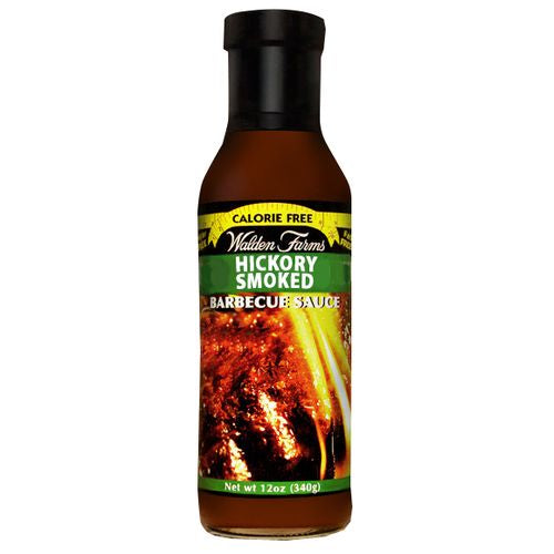Walden Farms Sauce Hickory BBQ, 12 OZ (Pack of 6)