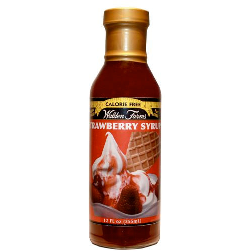 Walden Farms Strawberry Syrup, 12 OZ (Pack of 6)