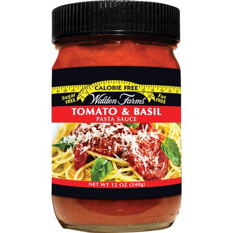 Walden Farms Tomato Basil Pasta Sauce, 12 OZ (Pack of 6)