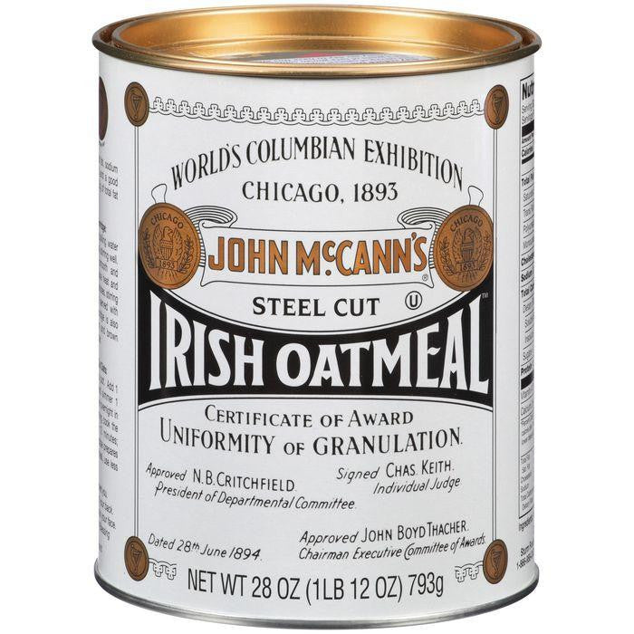 John Mcn's Steel Cut Irish Oatmeal 28 oz (Pack of 12)