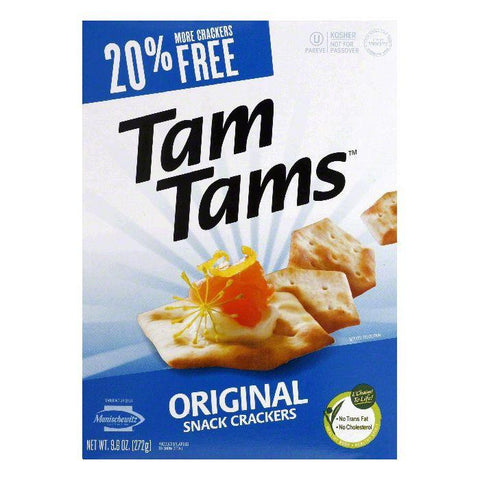 Manischewitz Original Tam Tam Crackers, 9.6 OZ (Pack of 12)