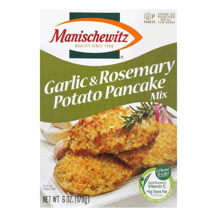 Manischewitz Garlic & Rosemary Potato Pancake Mix, 6 Oz (Pack of 12)