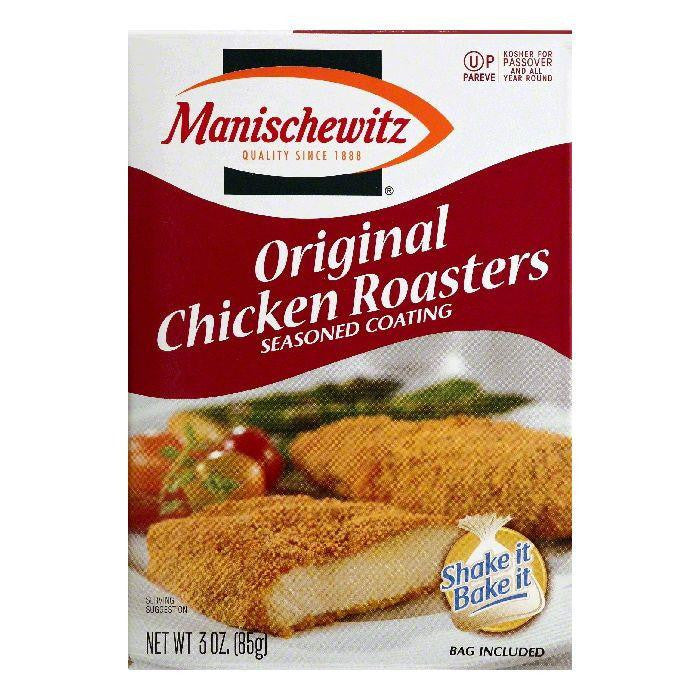 Manischewitz Original Chicken Roasters Seasoned Coating, 3 OZ (Pack of 6)