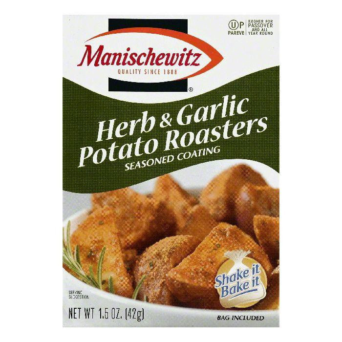 Manischewitz Herb & Garlic Potato Roasters Seasoned Coating, 1.5 OZ (Pack of 6)