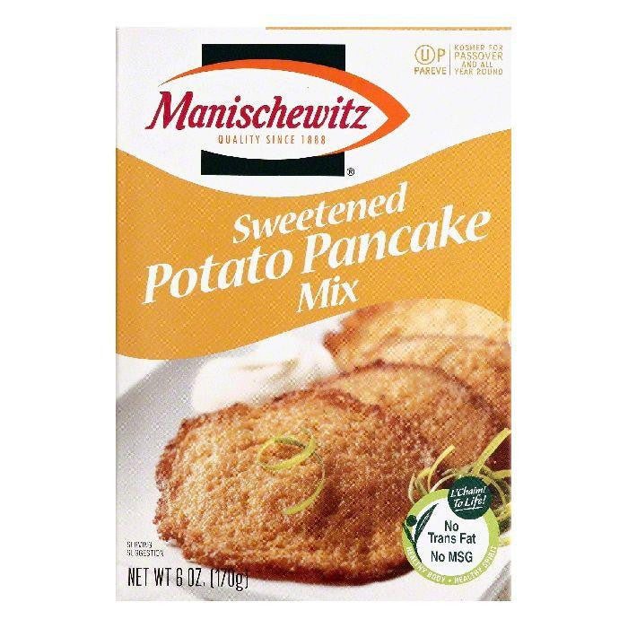 Manischewitz Sweetened Potato Pancake Mix, 6 OZ (Pack of 6)