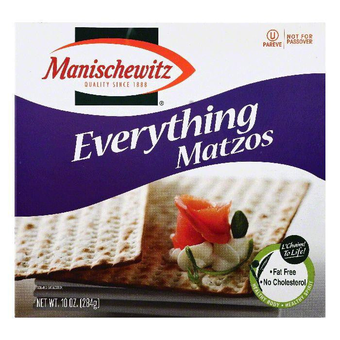 Manischewitz Everything Matzos, 10 OZ (Pack of 12)