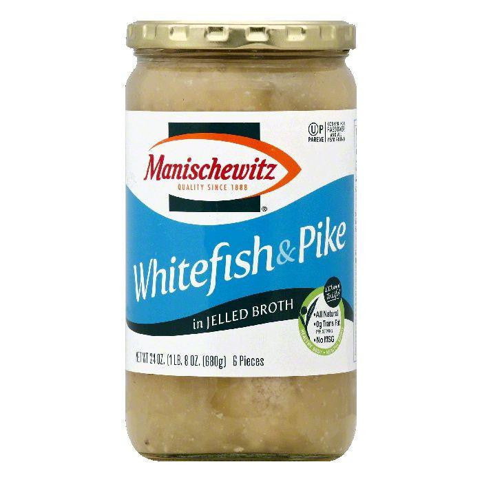 Manischewitz in Jelled Broth Whitefish & Pike, 6 ea (Pack of 6)