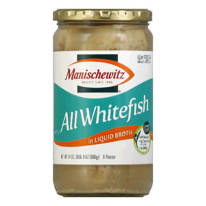 Manischewitz All Whitefish Liquid, 24 OZ (Pack of 6)