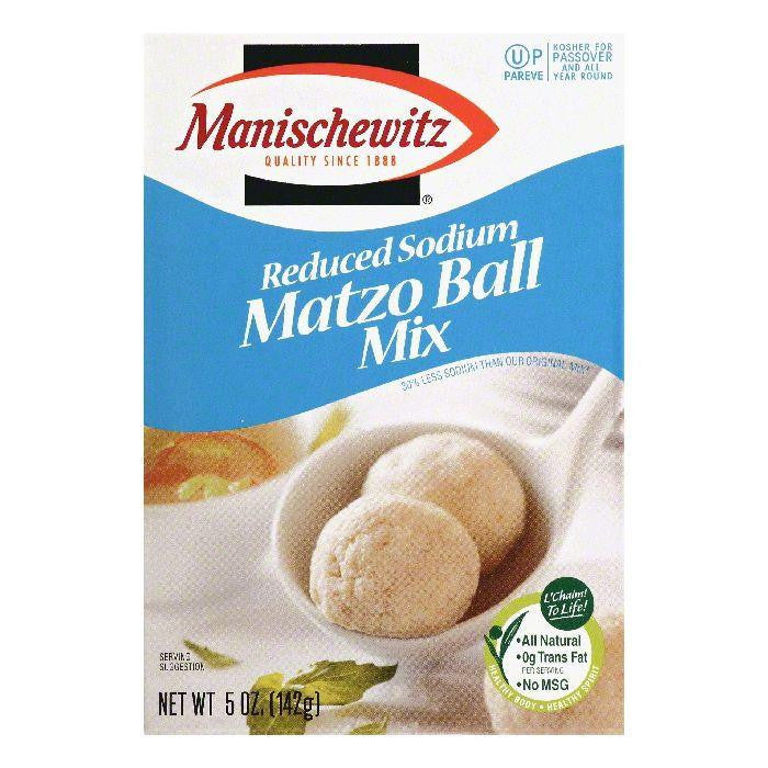 Manischewitz Reduced Sodium Matzo Ball Mix, 5 OZ (Pack of 12)
