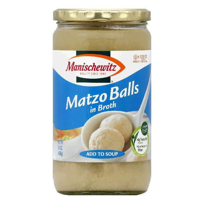 Manischewitz in Broth Matzo Balls, 24 OZ (Pack of 6)