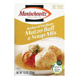 Manischewitz Reduced Sodium Matzo Ball & Soup Mix, 4.5 OZ (Pack of 12)