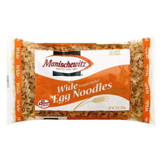 Manischewitz Wide Egg Noodles, 12 OZ (Pack of 12)