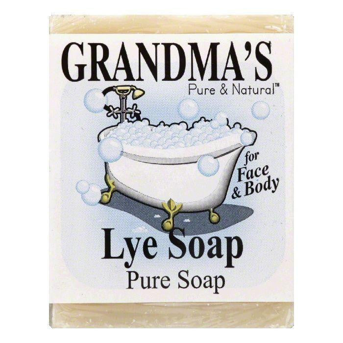 Grandmas Pure & Natural Pure Lye Soap, 6 Oz