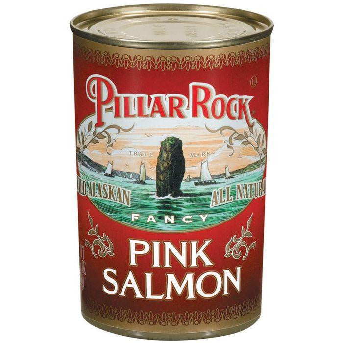 Pillar Rock Fancy Wild Alaskan Pink Salmon 14.75 Oz (Pack of 24)