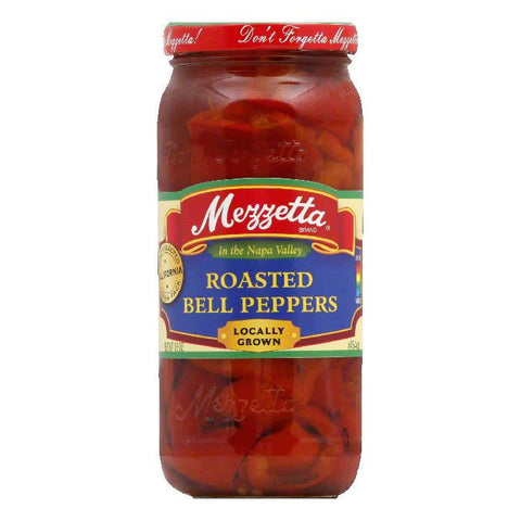 Mezzetta Roasted Red Bell Peppers Large Size, 16 OZ (Pack of 6)