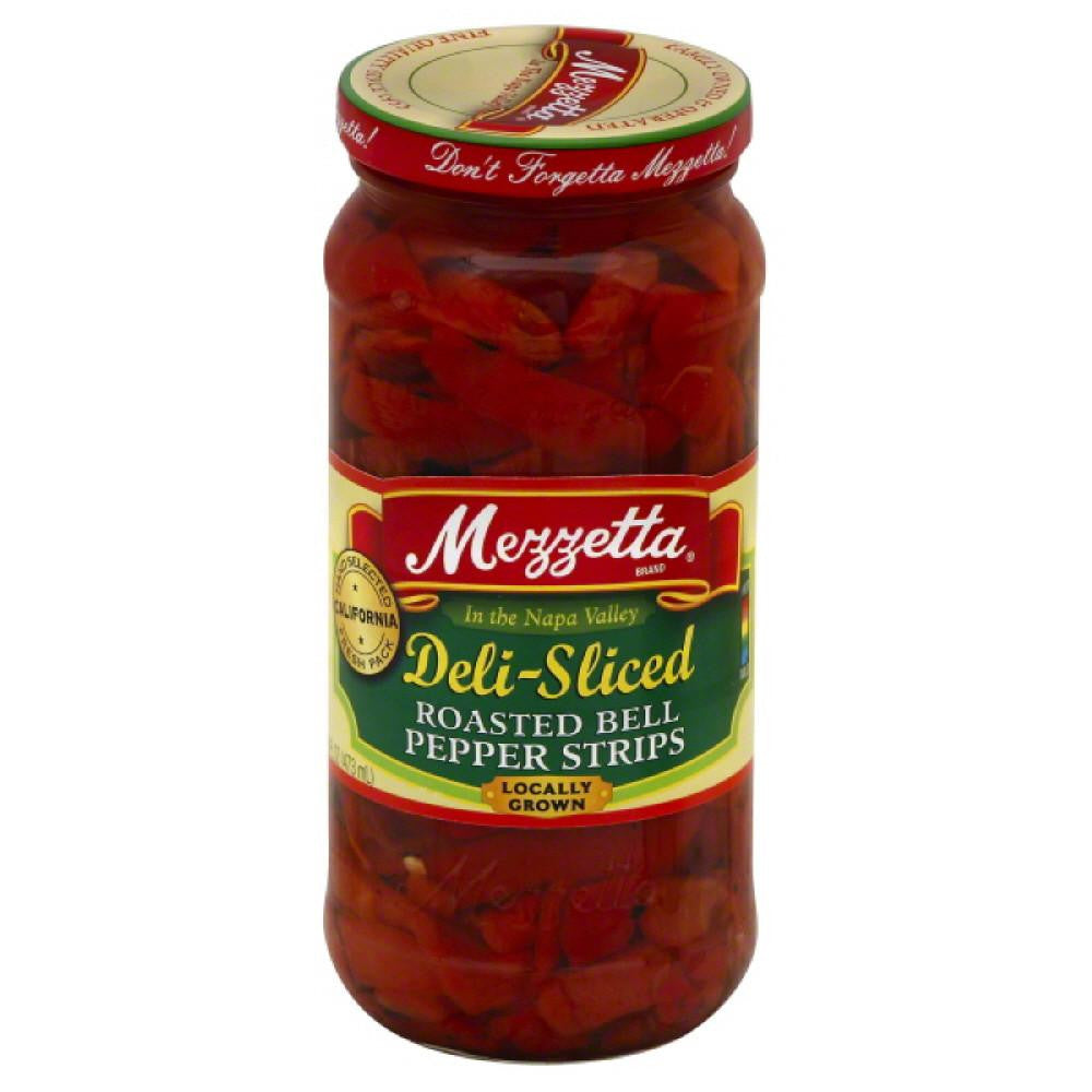 Mezzetta Deli-Sliced Roasted Bell Pepper Strips, 16 Oz (Pack of 6)