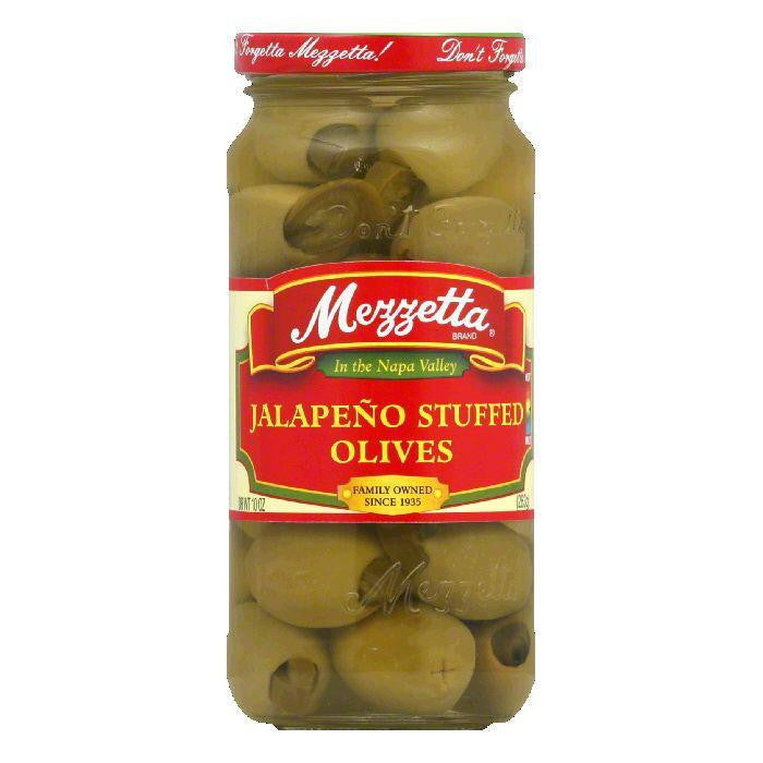 Mezzetta Jalapeno Stuffed Olives, 10 OZ (Pack of 6)