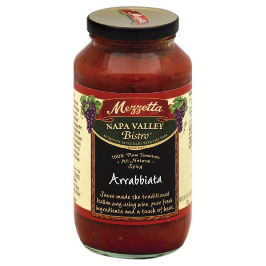 Mezzetta Napa Valley Homemade Spicy Marinara Sauce, 25 Oz (Pack of 6)