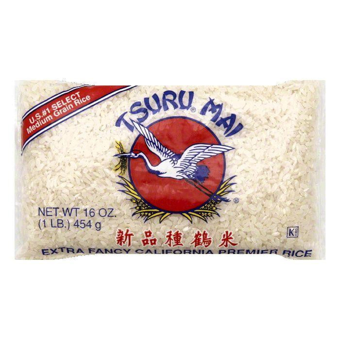 Tsuru Mai Medium Grain Extra Fancy California Premier Rice, 16 OZ (Pack of 12)