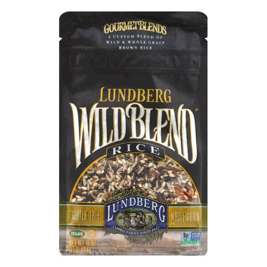 Lundberg Gluten Free Rice Eco-Farmed Wild Blend Gourmet Natural Brown Blend, 16 OZ (Pack of 6)