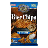 Lundberg Gluten Free Rice Chips Original Sea Salt, 6 OZ (Pack of 12)