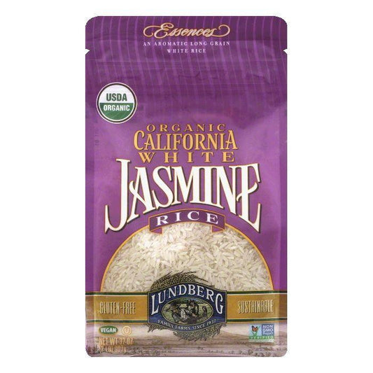 Lundberg Gluten Free Rice Organic California White Jasmine, 2 LB (Pack of 6)