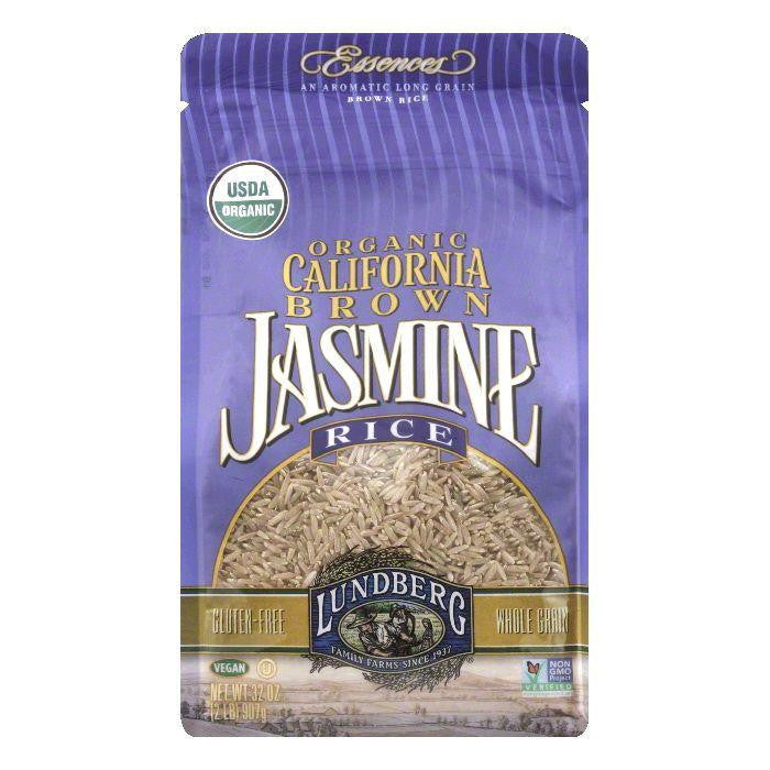 Lundberg Gluten Free Rice Organic Brown Jasmine, 32 OZ (Pack of 6)