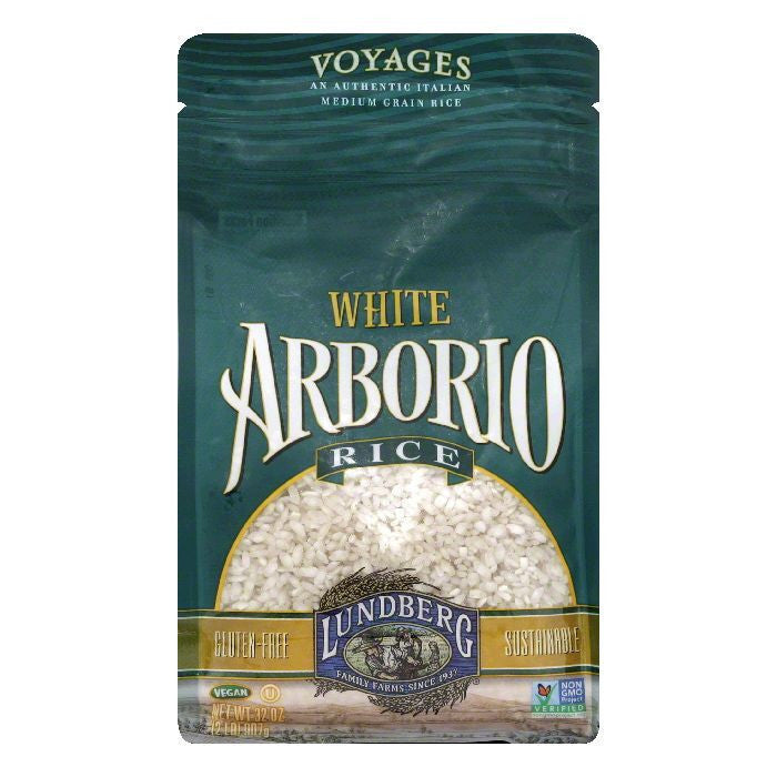 Lundberg Gluten Free Rice Eco-Farmed California Arborio White, 32 OZ (Pack of 6)