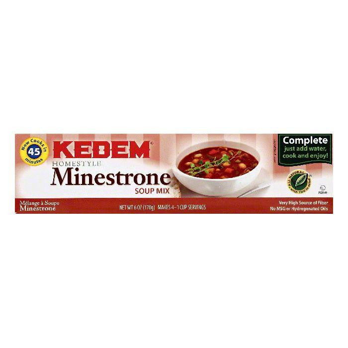 Kedem Minestrone Homestyle Soup Mix, 6 OZ (Pack of 24)