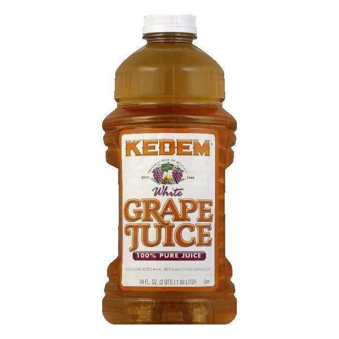 Kedem Juice White Grape, 64 FO (Pack of 8)