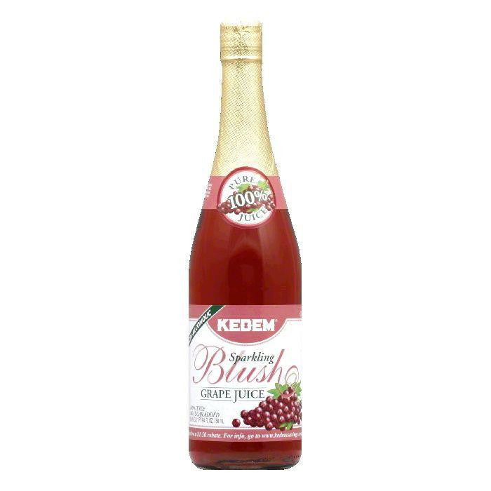Kedem Blush Sparkling Grape Juice, 25.4 OZ (Pack of 12)