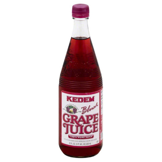 Kedem Blush Grape Juice Pure 100% Juice, 22 Fo (Pack of 6)