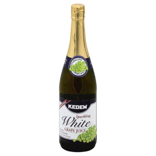 Kedem White Grape Sparkling 100% Juice, 25.4 Fo (Pack of 12)