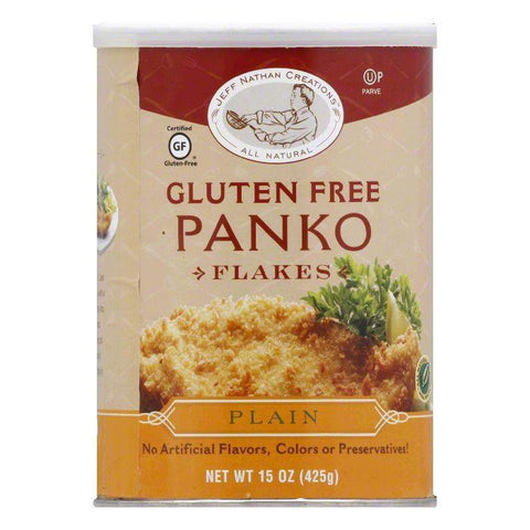 Jeff Nathan Creations Plain Gluten Free Panko Flakes, 15 Oz (Pack of 12)